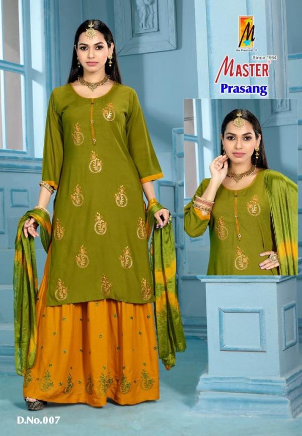 Master Prasang Rayon Festive Wear Ready Made Collection